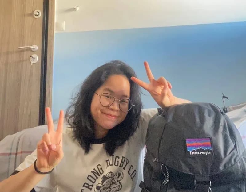Cher while studying abroad